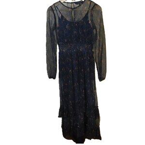 Rachel Roy Long Sleeve Maxi Long Dress